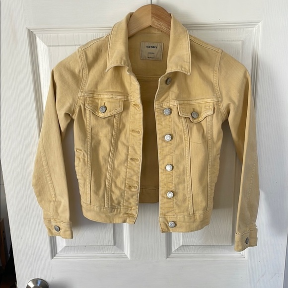 Old Navy Yellow Denim Jacket - Picture 2 of 5